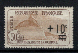 YV 167 N* (trace) MLH , 2eme Orphelins , Bien Centré Cote 27+ Euros - Neufs