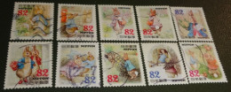 Nippon - Japan - 2015 - Michel 7124 Tm 7133 - Gebruikt - Used - The World Of Peter Rabbit - Oblitérés