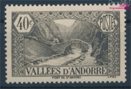 Andorra - Französische Post 59 Postfrisch 1937 Landschaften (10354102 - Nuevos
