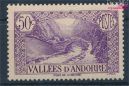 Andorra - Französische Post 61 Postfrisch 1937 Landschaften (10354100 - Ongebruikt