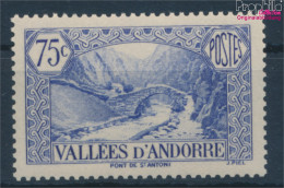 Andorra - Französische Post 66 Postfrisch 1937 Landschaften (10354097 - Nuovi