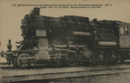 1-E Heissdampf-Dreizylinder-Güterzuglokomotive Der Sächsischen Staatsbahn XIII H Gebaut 1919, Chemnitz - Eisenbahnen