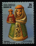 31- KOLUMBIEN - 1986 - MI#:1693 -MNH- CHRISTMAS / NAVIDAD – HANDCRAFTS FROM PASTO CITY - Colombie