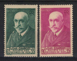 YV 377 & 377A N** MNH Luxe , Charcot Cote 38 Euros - Unused Stamps