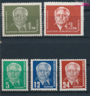 DDR 322-326 (kompl.Ausg.) Wasserzeichen 2 Postfrisch 1952 Präsident Wilhelm Pieck (II) (10348311 - Unused Stamps