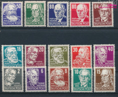 DDR 327-341 (kompl.Ausg.) Postfrisch 1952 Persönlichkeiten (10348308 - Unused Stamps