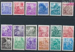 DDR 362-379 (kompl.Ausg.) Postfrisch 1953 Fünfjahresplan (I) (10348299 - Unused Stamps