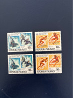 MADAGASCAR 1976 - 4 V Neuf 2 ** 2 Avec Traces Gomme YT 578 579 607 608 Olympics Of Malagasy - Estate 1976: Montreal