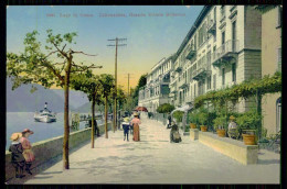 ITALY - COMO - CADENABBIA - Lago Di Como - Grands Hôtels Bellevue ( Ed. Paul Bender Nº 5043) Carte Postale - Hotels & Gaststätten