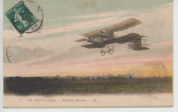 CPA Nos Aéroplanes - Aéroplane Farman (carte Colorisée) - ....-1914: Précurseurs