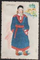 Carte Postale Fantaisie Brodée (65) - Original - Borduurwerk