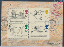 Großbritannien Block4 (kompl.Ausg.) Gestempelt 1988 E. Lear (10343807 - Usados