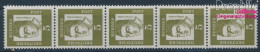 BRD 347y A R Fünferstreifen Postfrisch 1961 Bedeutende Deutsche (10343185 - Unused Stamps