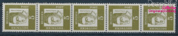 BRD 347y A R Fünferstreifen Postfrisch 1961 Bedeutende Deutsche (10343187 - Neufs