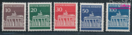 BRD 506w R-510w R Mit Zählnummer (kpl.) Matte Gummierung Postfrisch 1966 Brandenburger Tor (10348150 - Neufs