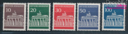 BRD 506w R-510w R Mit Zählnummer (kpl.) Matte Gummierung Postfrisch 1966 Brandenburger Tor (10348151 - Ungebraucht