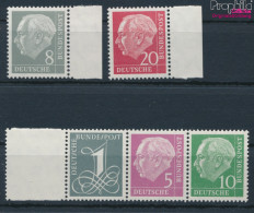 BRD 179Y,182Y,183Y,185Y,285Y (kompl.Ausg.) Liegendes Wasserzeichen Postfrisch 1960 Heuss I (10347830 - Neufs