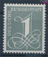 BRD 285X (kompl.Ausg.), Wasserzeichen 4 Postfrisch 1958 Ziffer (10343494 - Neufs