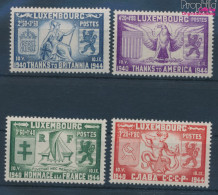 Luxemburg 343-346 (kompl.Ausg.) Postfrisch 1945 Befreiung Luxemburgs (10363260 - Unused Stamps