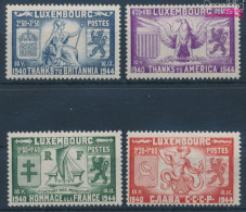 Luxemburg 343-346 (kompl.Ausg.) Postfrisch 1945 Befreiung Luxemburgs (10363359 - Neufs
