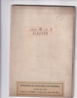 KARTE Von KLAUSEN - Südtirol Italien - ZONE 19 COL. V. - K.u.K. Lechner - Topographische Karte 1:75000 - Altri & Non Classificati