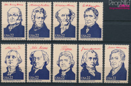 USA 1799-1807 (kompl.Ausg.) Postfrisch 1986 Präsidenten Der USA (10348705 - Neufs