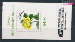 USA MH214 (kompl.Ausg.) Postfrisch 1997 Freimarke: Blumen (10348608 - Unused Stamps