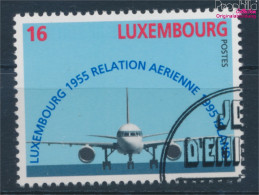 Luxemburg 1374 (kompl.Ausg.) Gestempelt 1995 40 Jahre Flugverbindung (10362611 - Gebruikt