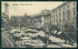 Verona Città Piazza Delle Erbe Mercato Cartolina MT1819 - Verona