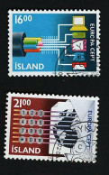 1988 Europa  Michel IS 682 - 683 Stamp Number IS 660 - 661 Yvert Et Tellier IS 635 - 636 Used - Usati