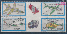 Italien 1790-1793 Sechserblock (kompl.Ausg.) Gestempelt 1982 Flugzeugbau (10355980 - 1981-90: Used