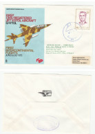 1972 IRAN To KUWAIT Jet FLIGHT To TEST PILOT INDIA Cover Vistol Harrier Aviation Stamps - Iran