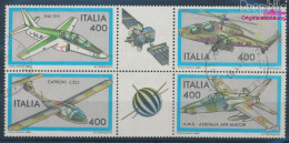 Italien 1834-1837 Sechserblock (kompl.Ausg.) Gestempelt 1983 Flugzeugbau (10355989 - 1981-90: Oblitérés