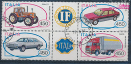 Italien 1872-1875 Sechserblock (kompl.Ausg.) Gestempelt 1984 Automobilbau (10355999 - 1981-90: Oblitérés