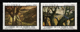 17- KOLUMBIEN - 1992 - MI#:1864-1865 - MNH- EARTH SUMMIT - Kolumbien