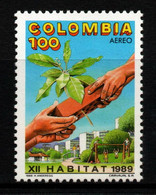 04- KOLUMBIEN - 1989 - MI#:1749 - MNH- XII HABITAT - Colombie