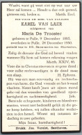 Bidprentje Pulle - Van Laer Karel (1885-1950) - Imágenes Religiosas