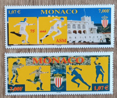 Monaco - YT N°2196, 2197 - Association Sportive De Monaco - 1999 - Neuf - Unused Stamps