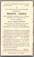 Bidprentje Putte - Ceuls Regina (1861-1941) - Images Religieuses
