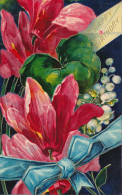 PC43836 Old Postcard. Red Flowers. B. Hopkins - Monde