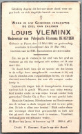 Bidprentje Puurs - Vleminx Louis (1866-1941) - Images Religieuses