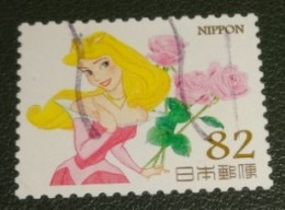 Nippon - Japan - 2015 - Michel 7610 - Gebruikt - Used - Disney - Princess And Other Characters- Flowers - Gebraucht