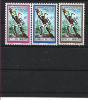 1974 RWANDA 608-10 ** Anniversaire Révolution, Côte 17.50 - Nuevos