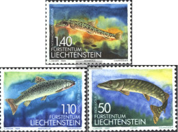 Liechtenstein 964-966 (complete Issue) Unmounted Mint / Never Hinged 1989 Fish - Neufs