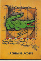 CPSM - LA CHEMISE LACOSTE,Tennis , Crocodile, Illustration Dietrich Ebert, 1986 - Tennis