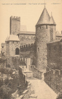 PC42981 The Cite Of Carcassonne. The Tower Of Justice. Michel Jordy. Notice. B. - World