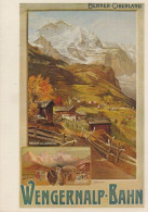 34610 - Schweiz - Wengernalpbahn - Ehemaliges Plakat - Ca. 1990 - Trains