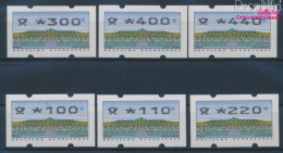 BRD ATM2.2.3, Satz Komplett (100, 110, 220, 300, 400, 440) Postfrisch 1993 Automatenmarke (10343339 - Ungebraucht