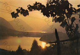 CARTOLINA  C6 CERNOBIO,COMO,LOMBARDIA-TRAMONTO SUL LAGO DI LUGANO-STORIA,MEMORIA,CULTURA,BELLA ITALIA,VIAGGIATA 1972 - Grosseto