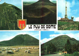 RECTO/VERSO - CPM - ORCINES - PUY DE DOME - TAMPON SOMMET DU PUY DE DOME BAR RESTAURANT HOTEL 1465m - Sonstige & Ohne Zuordnung